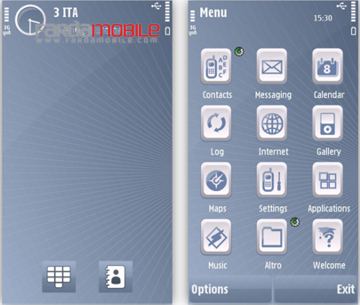 تم نوکیا سری ۶۰ ویرایش ۵ – تم MONO – S60v5